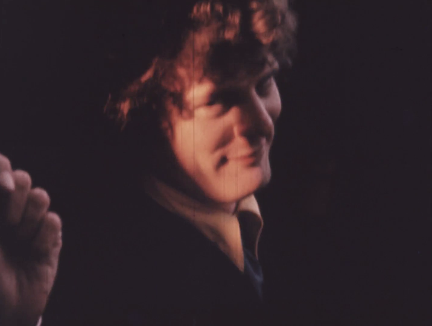 dark figure in a mysterious scene